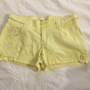 Yellow shorts. Women’s size 8.